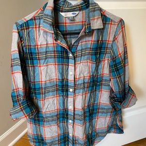 Plaid Checkered Blouse